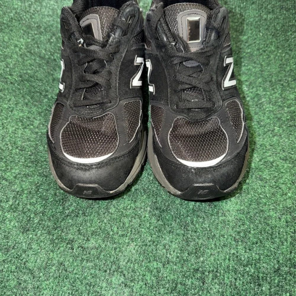 Size 8 - New Balance 990v5 Made In USA Black W990BK5 Used Very Good Condition